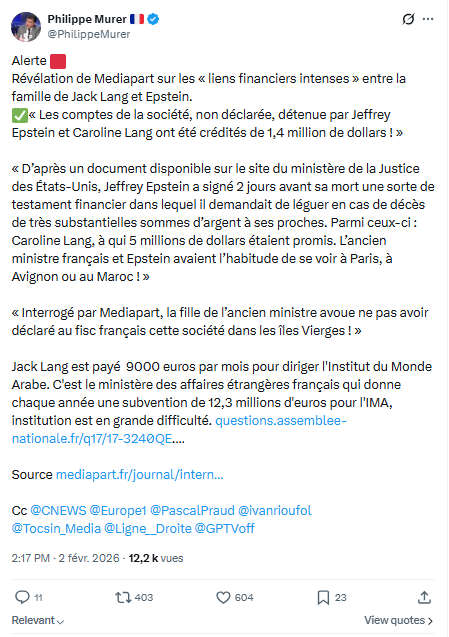 Philippe Murer: Alerte...