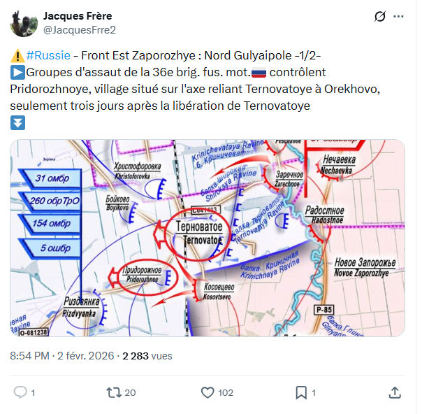 Jacques Frère: #Russie - Front Est Zaporozhye...