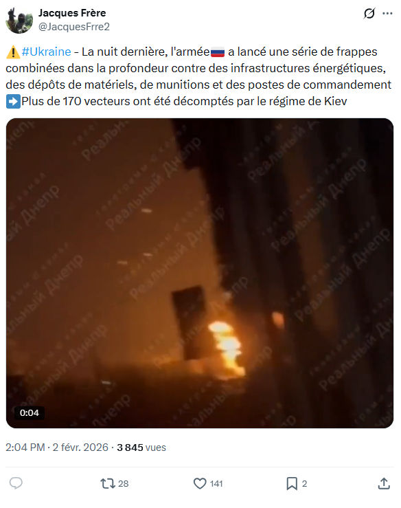 Jacques Frère: #Ukraine - La nuit dernière...