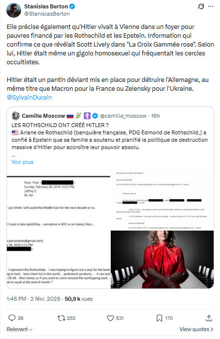 Stanislas Berton: Elle précise également qu'Hitler vivait à Vienne...