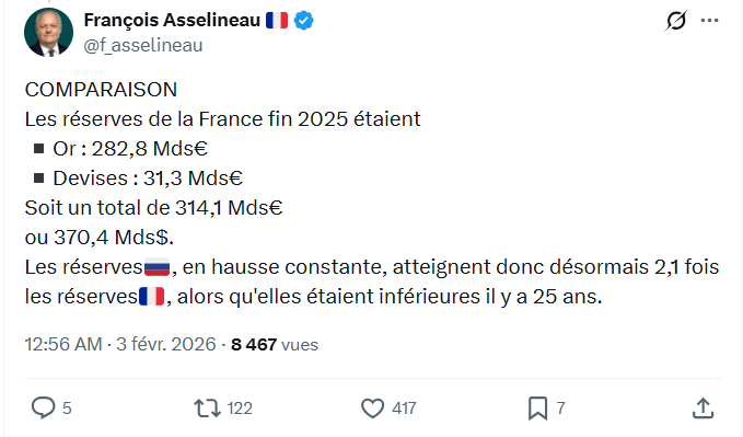 Francois Asselineau: COMPARAISON...