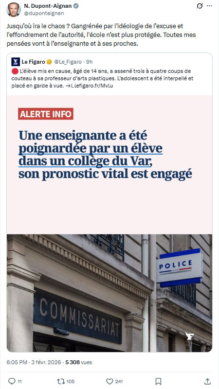 Nicolas Dupont-Aignan: Jusqu’où ira le chaos...