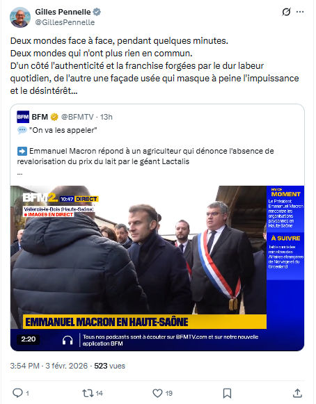 Gilles Pennelle: Deux mondes face à face, pendant quelques minutes...