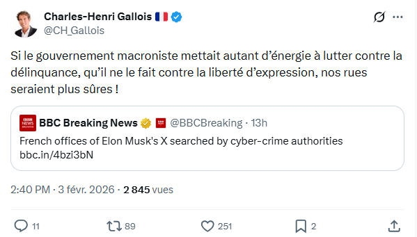 Charles-Henri Gallois: Si le gouvernement macroniste mettait...