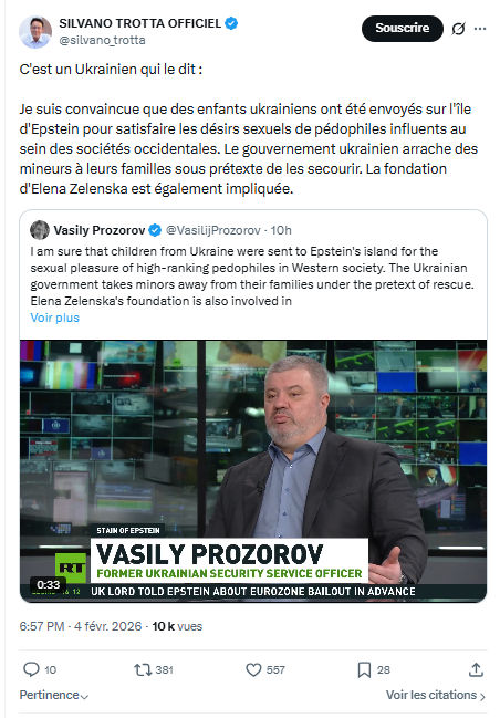 Silvano Trotta: C'est un Ukrainien qui le dit...