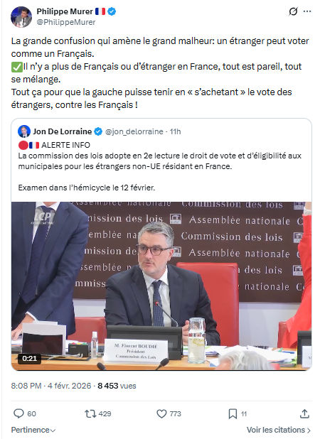 Philippe Murer: La grande confusion qui amène le grand malheur...