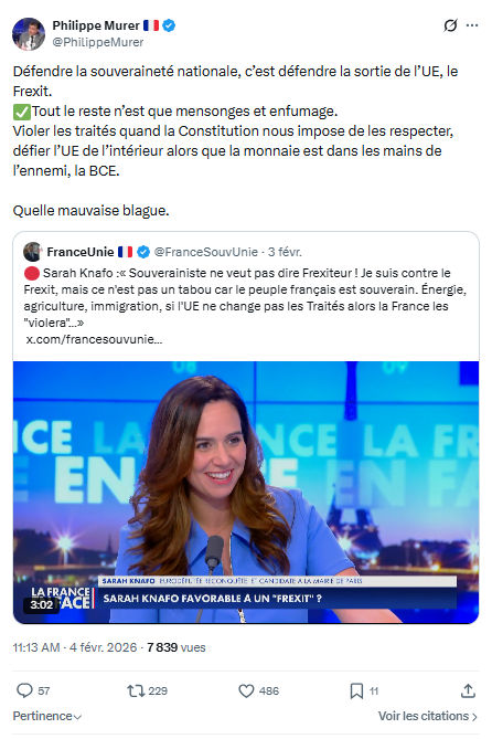 Philippe Murer: Défendre la souveraineté nationale...