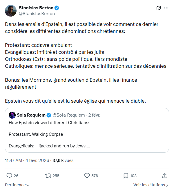 Stanislas Berton: Dans les emails d'Epstein...