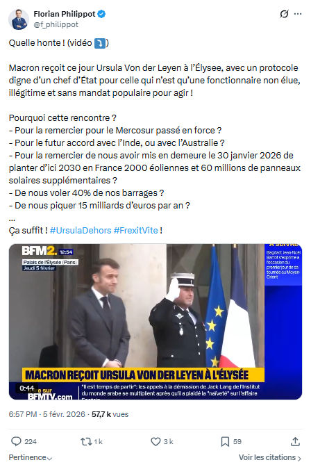 Florian Philippot: Quelle honte...