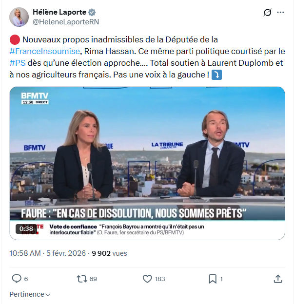 Hélène Laporte: Nouveaux propos inadmissibles de la Députée...