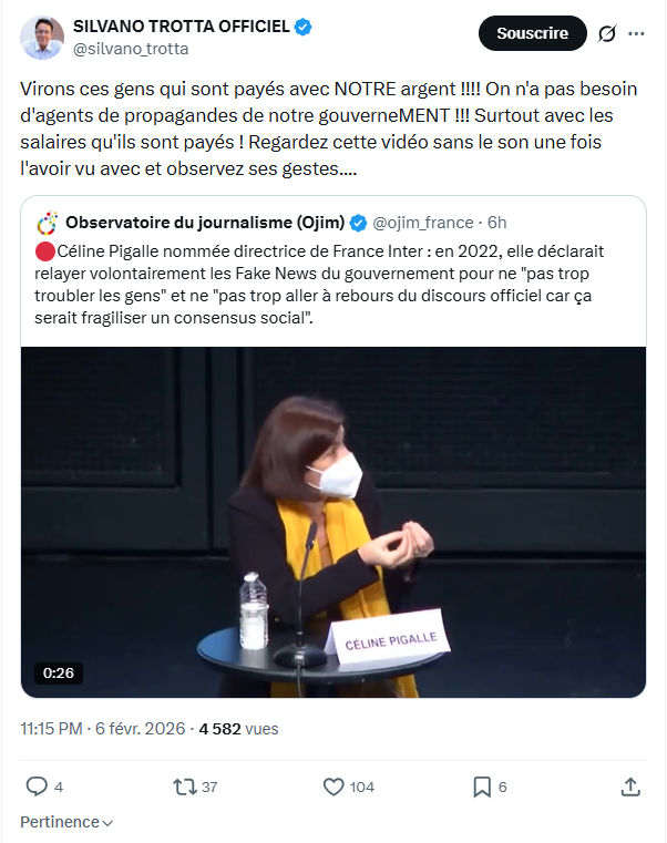 Silvano Trotta: Virons ces gens qui sont payés avec NOTRE argent...