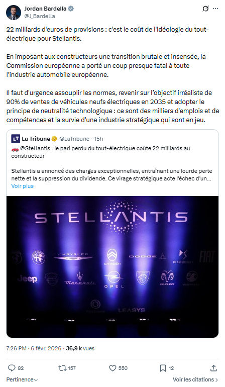 Jordan Bardella: 22 milliards d'euros de provisions...