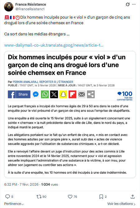 France Résistance: Dix hommes inculpés pour le « viol »...