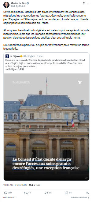 Marine Le Pen: Cette décision du Conseil d'État ouvre...