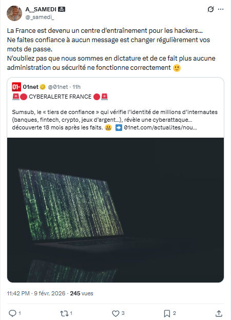 Ahmed Samedi: La France est devenu un centre...