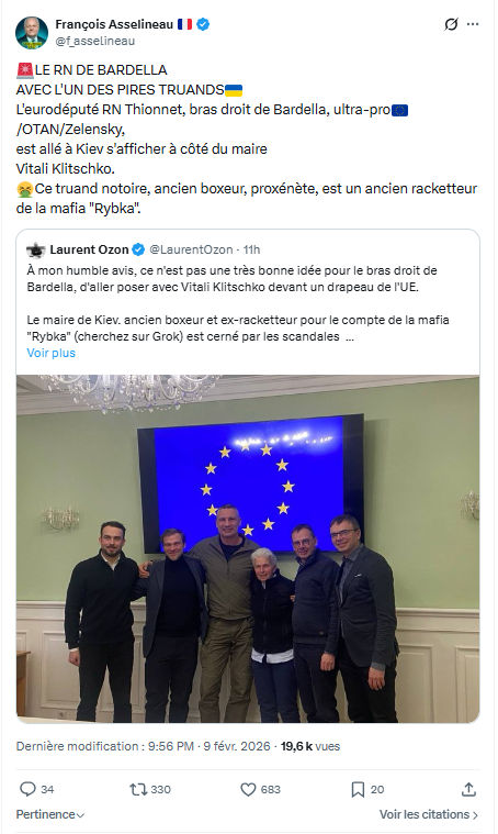 Francois Asselineau: LE RN DE BARDELLA...