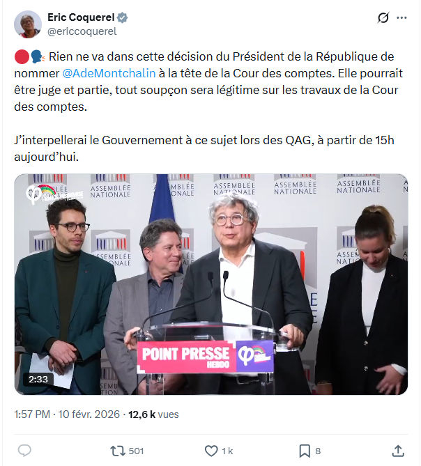Eric Coquerel: Rien ne va dans cette décision du Président...