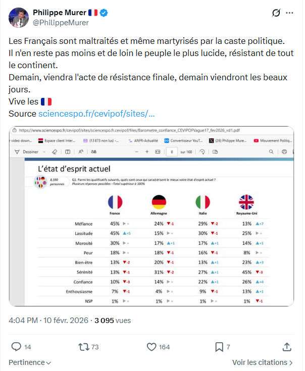 Philippe Murer: Les Français sont maltraités et même martyrisés...