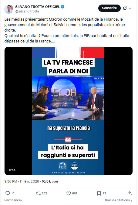 Silvano Trotta: Les médias présentaient Macron comme...