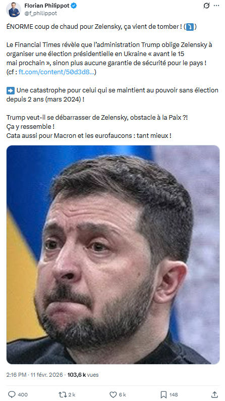 Florian Philippot: ÉNORME coup de chaud pour Zelensky...