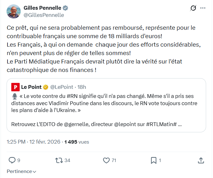 Gilles Pennelle: Ce prêt, qui ne sera probablement pas remboursé...