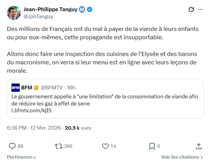 Jean-Philippe Tanguy: Des millions de Français ont du mal à payer...