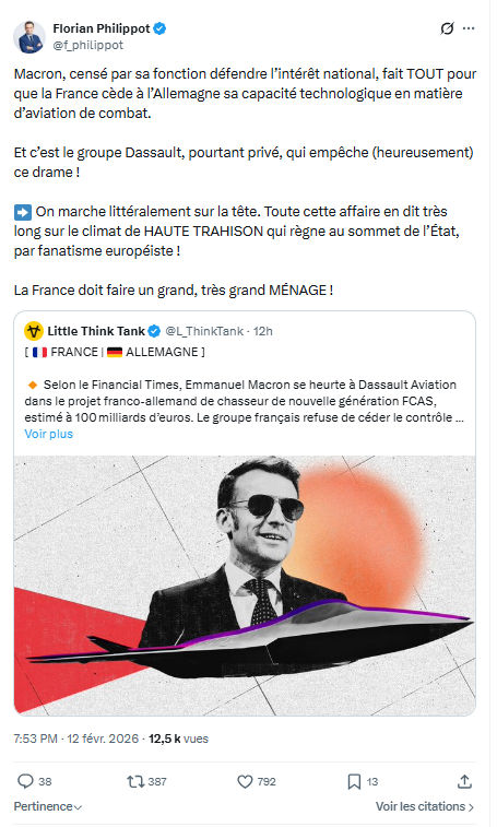 Florian Philippot: Macron, censé par sa fonction défendre...