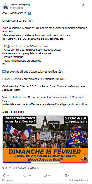 Florian Philippot: C’est ce DIMANCHE...