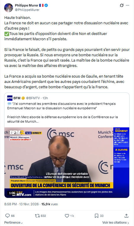 Philippe Murer: Haute trahison...