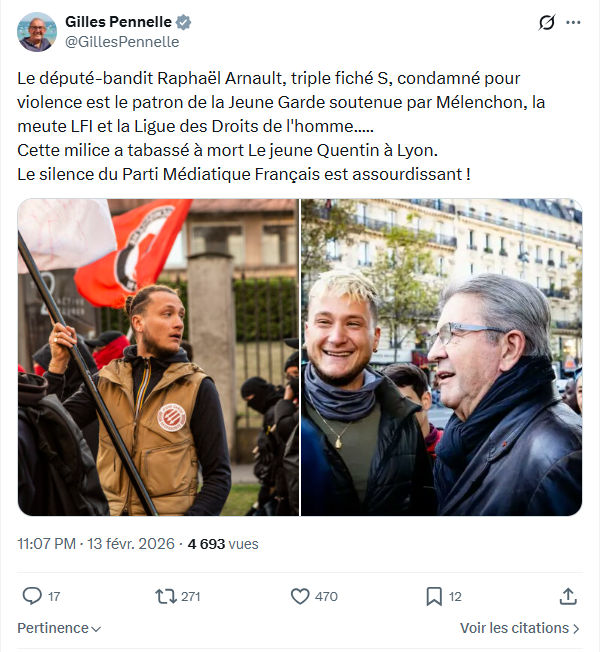 Gilles Pennelle: Le député-bandit Raphaël Arnault...