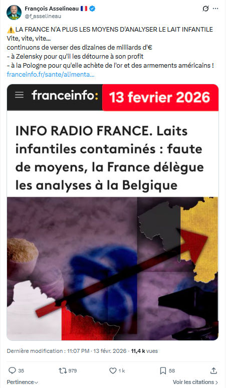 Francois Asselineau: LA FRANCE N'A PLUS LES MOYENS...