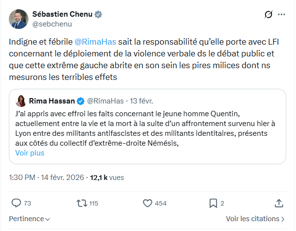 Sébastien Chenu: Indigne et fébrile...