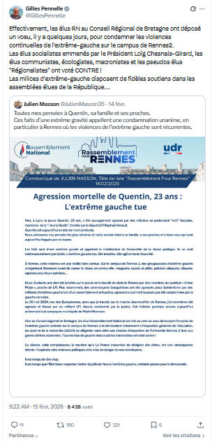 Gilles Pennelle: Effectivement, les élus RN au Conseil Régional...