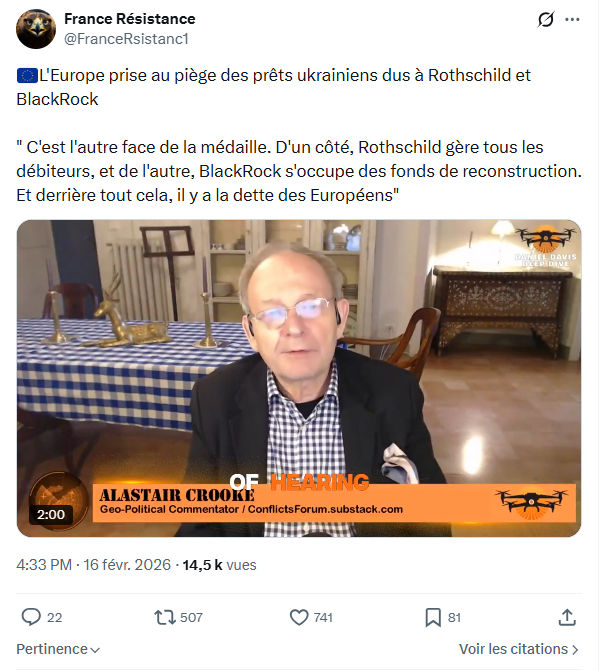 France Résistance: L'Europe prise au piège des prêts ukrainiens...
