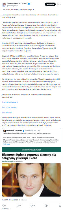 Silvano Trotta: La Galaxie de ZELENSKY le corrompu...