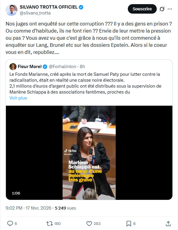 Silvano Trotta: Nos juges ont enquêté sur cette corruption...