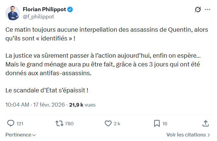 Florian Philippot: Ce matin toujours aucune interpellation...
