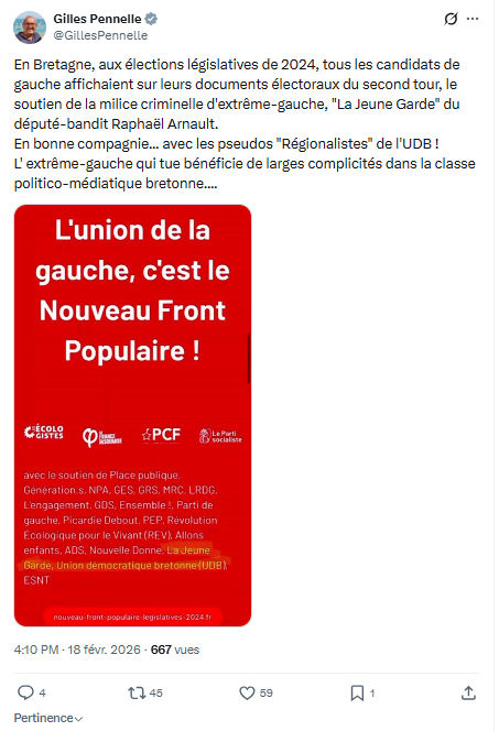 Gilles Pennelle: En Bretagne, aux élections législatives de 2024...