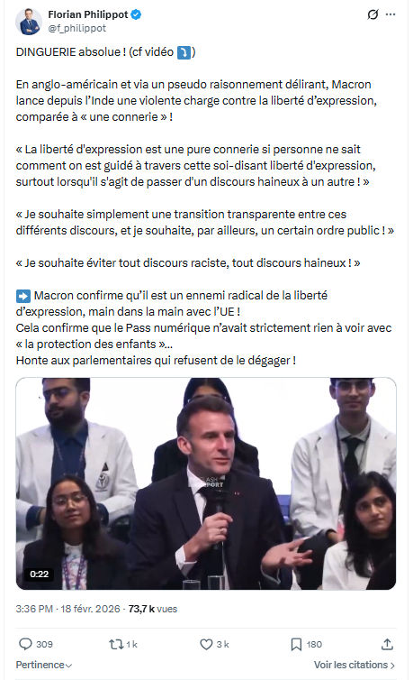 Florian Philippot: DINGUERIE absolue...