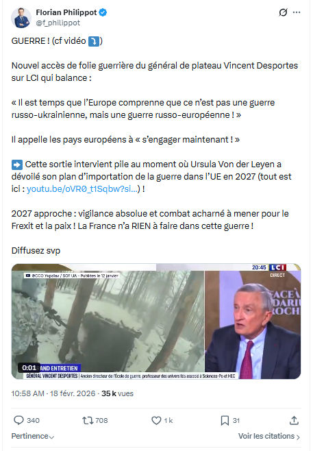 Florian Philippot: GUERRE...