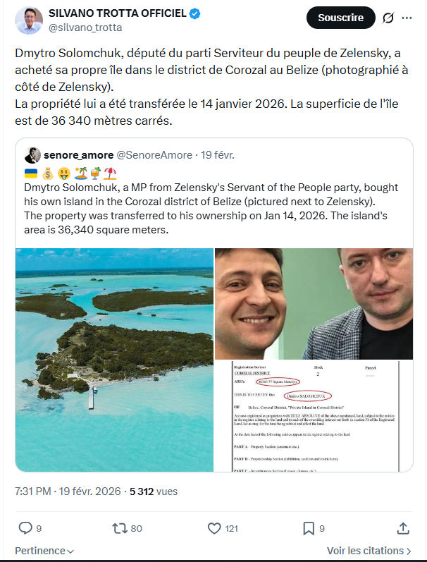 Silvano Trotta: Dmytro Solomchuk, député du parti Serviteur...