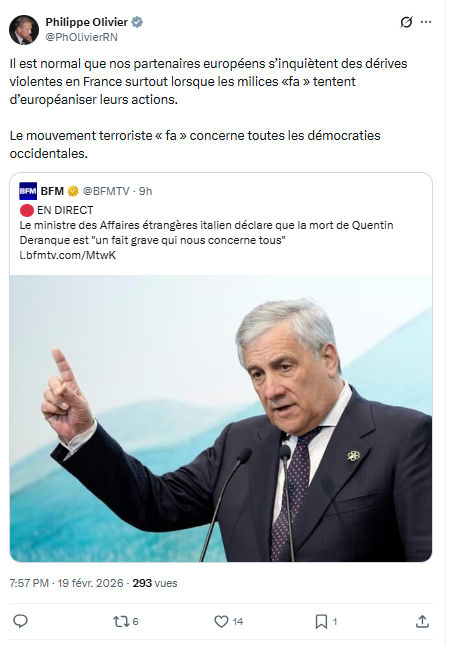 Philippe Olivier: Il est normal que nos partenaires européens...