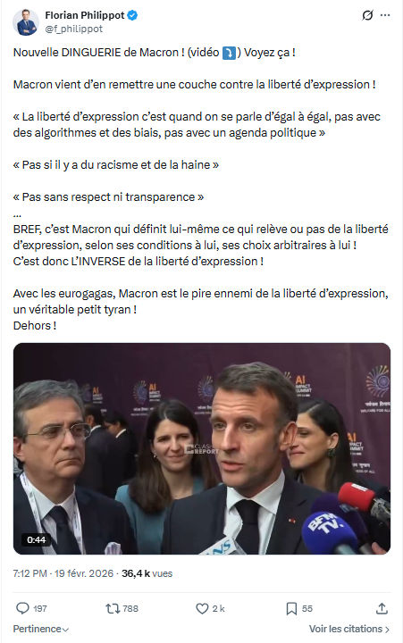 Florian Philippot: Nouvelle DINGUERIE de Macron...