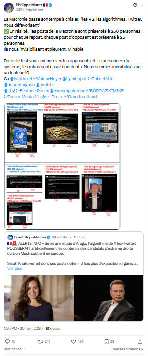 Philippe Murer: La Macronie passe son temps à chialer...