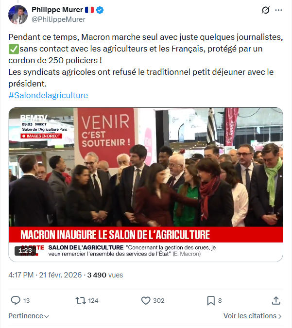 Philippe Murer: Pendant ce temps, Macron marche seul avec...