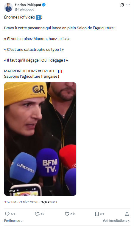 Florian Philippot: Énorme...