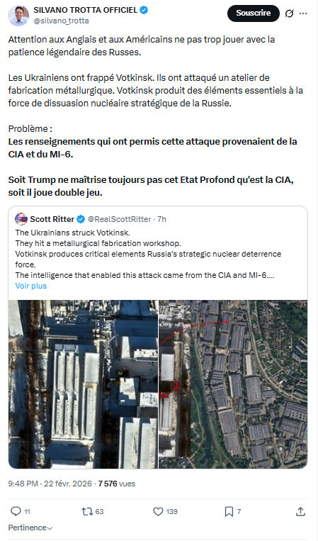 Silvano Trotta: Attention aux Anglais et aux Américains...