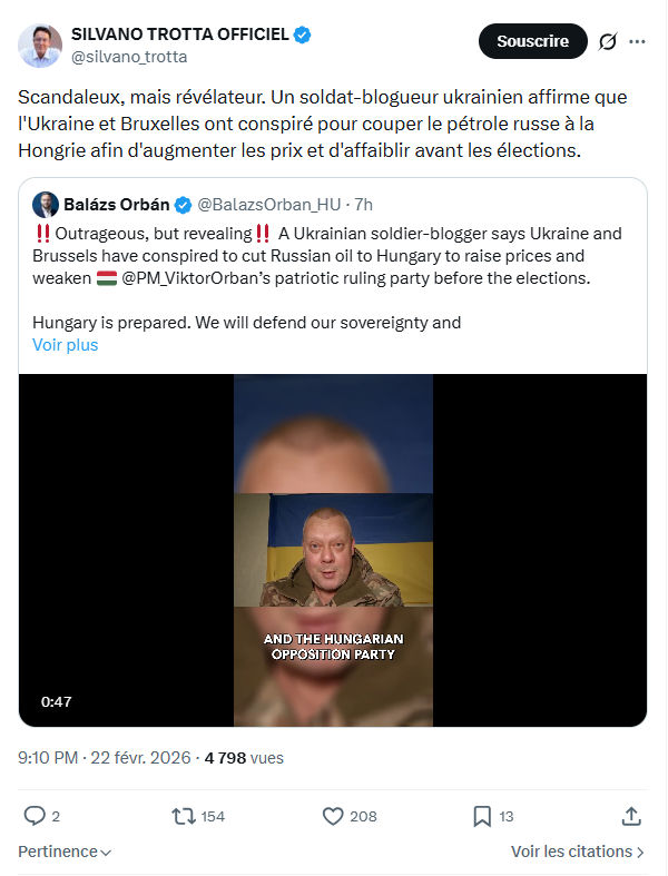 Silvano Trotta: Scandaleux, mais révélateur...