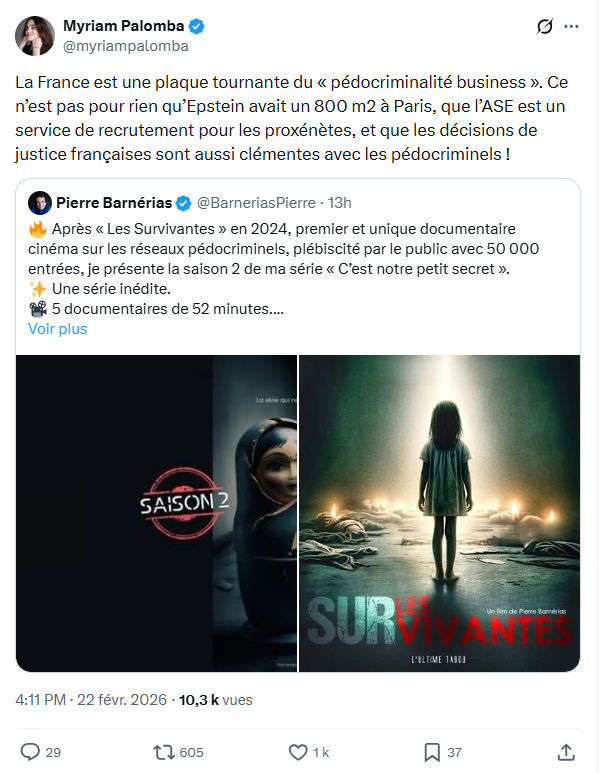 Myriam Palomba: La France est une plaque tournante du...