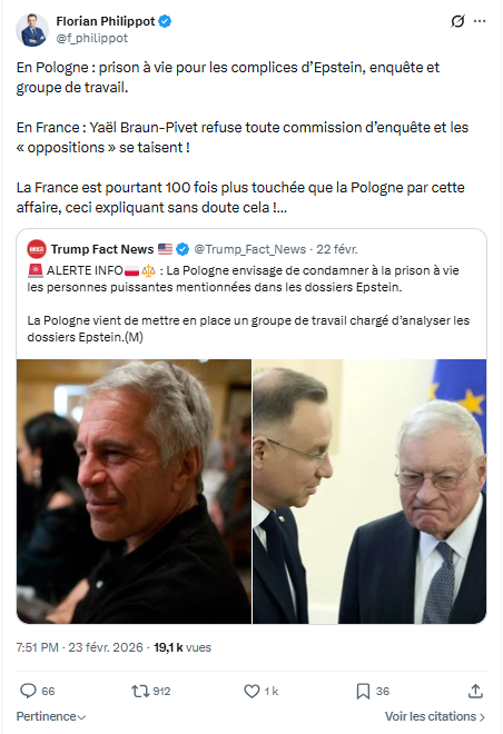 Florian Philippot: En Pologne...